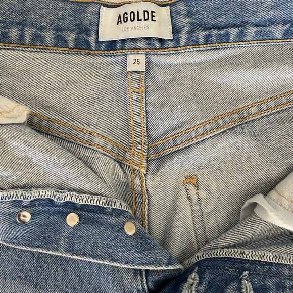 AGOLDE 90s Mid Rise Straight Fit Jeans 25 - Picture 5 of 5